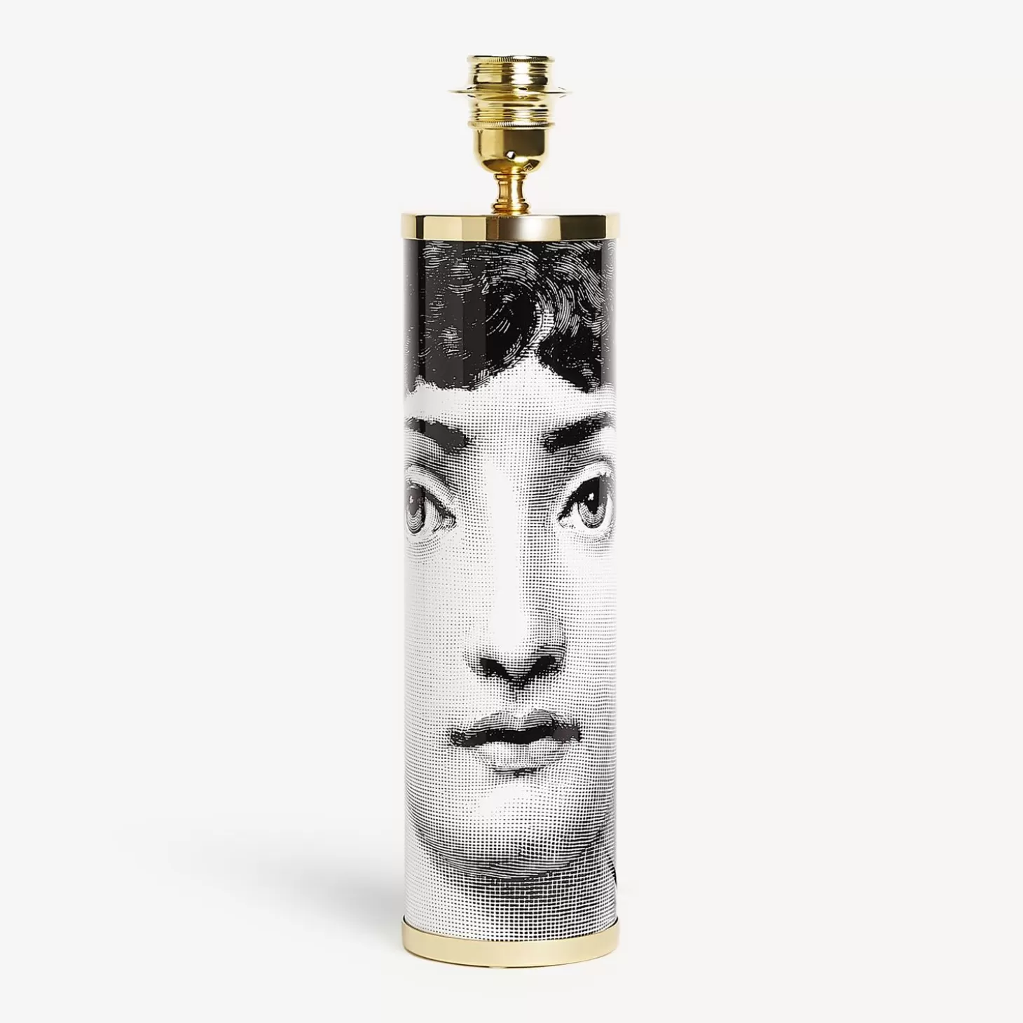 Fornasetti Base Lampada Cilindrica Viso^ Lampade E Paralumi