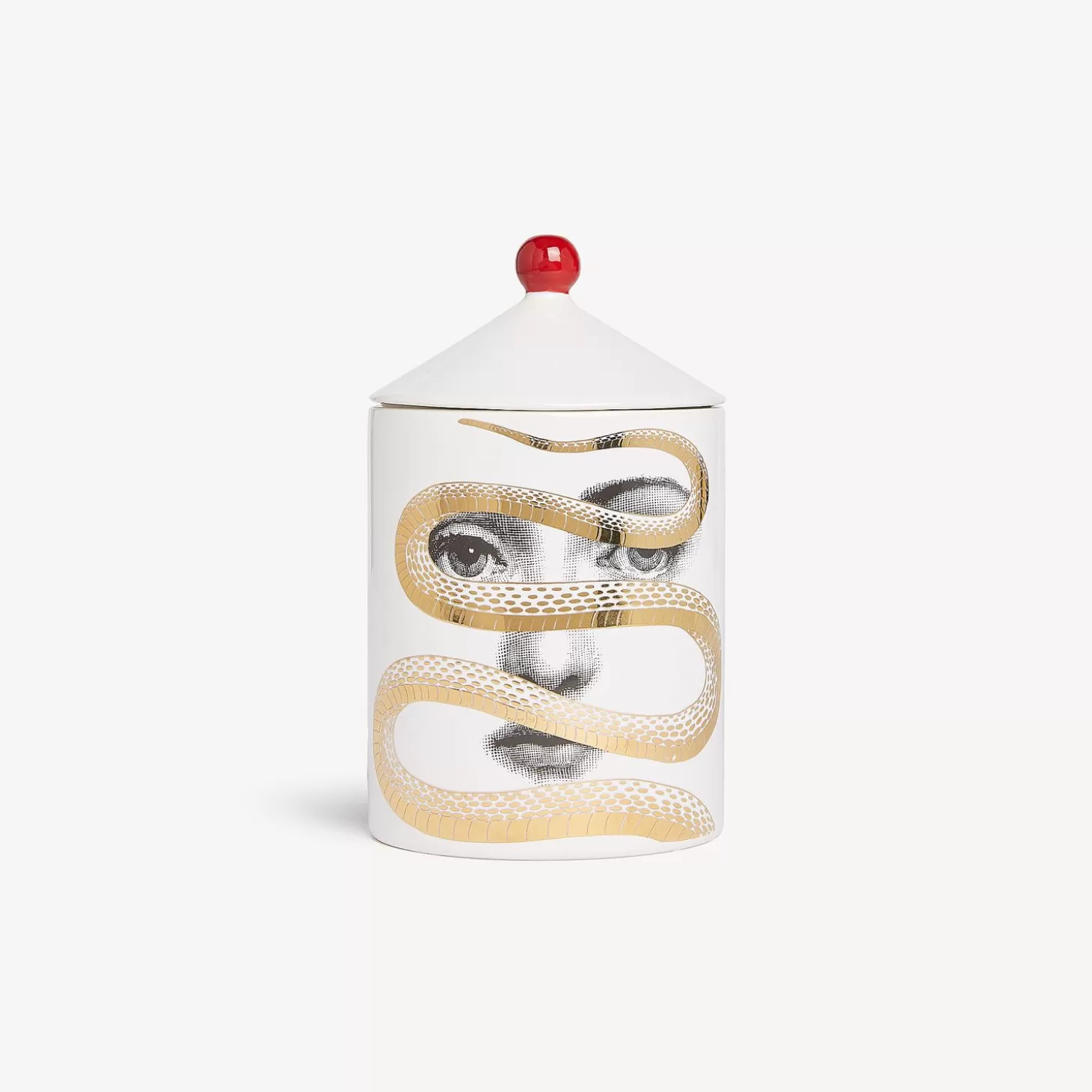 Fornasetti Candela Profumata Se Poi - Decoro Peccato Originale - Fragranza Frutto Proibito^ Candele Profumate