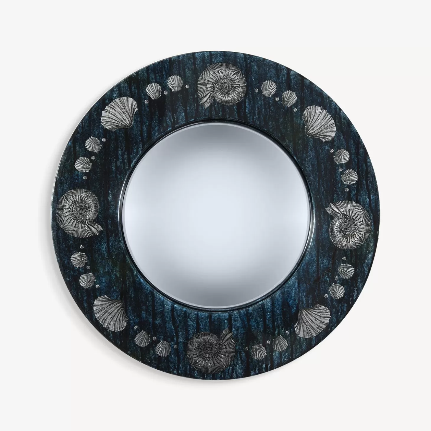 Fornasetti Cornice Con Specchio Convesso Giro Di Conchiglie^ Specchi Di Design