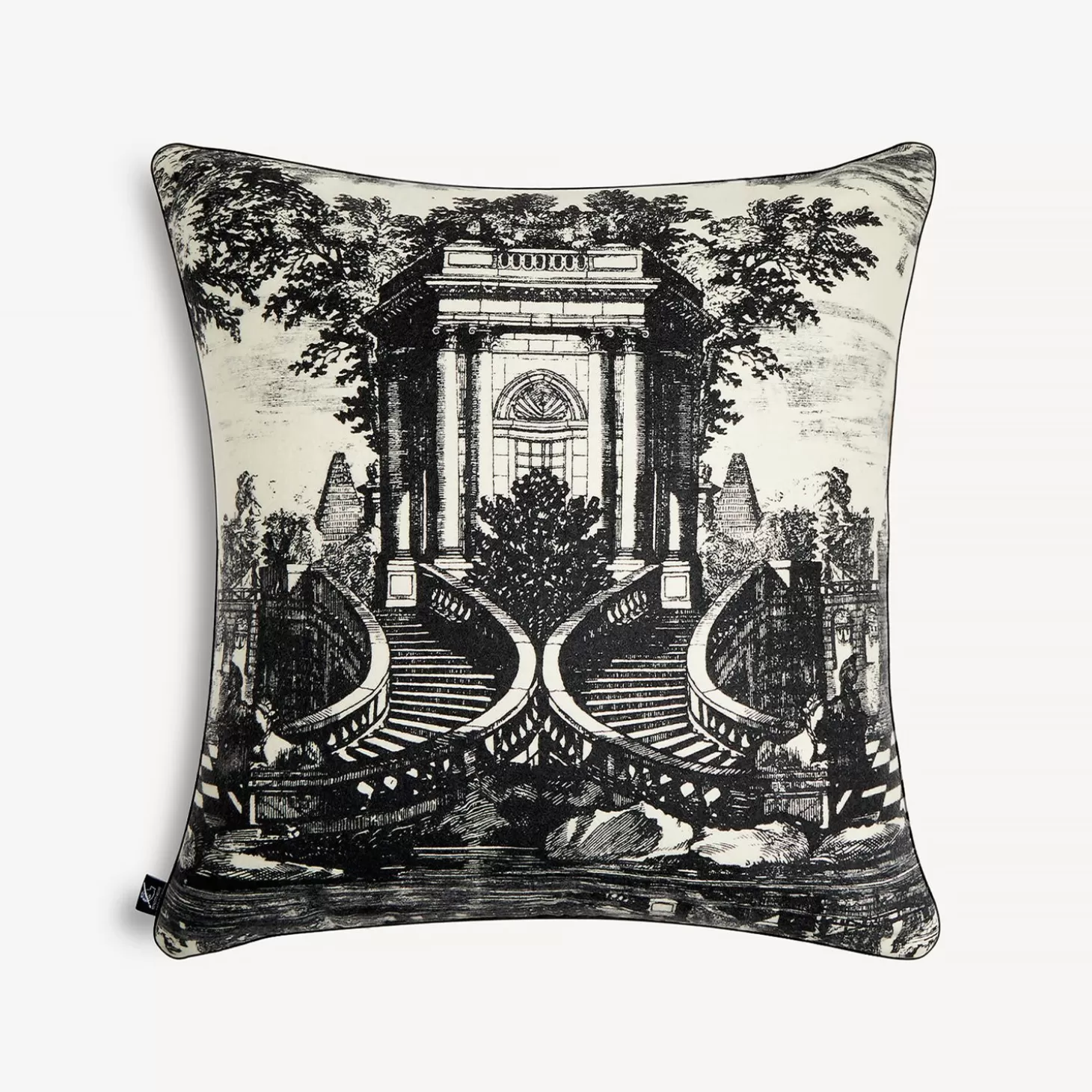 Fornasetti Cuscino In Cashmere Giardino Settecentesco^ Cuscini