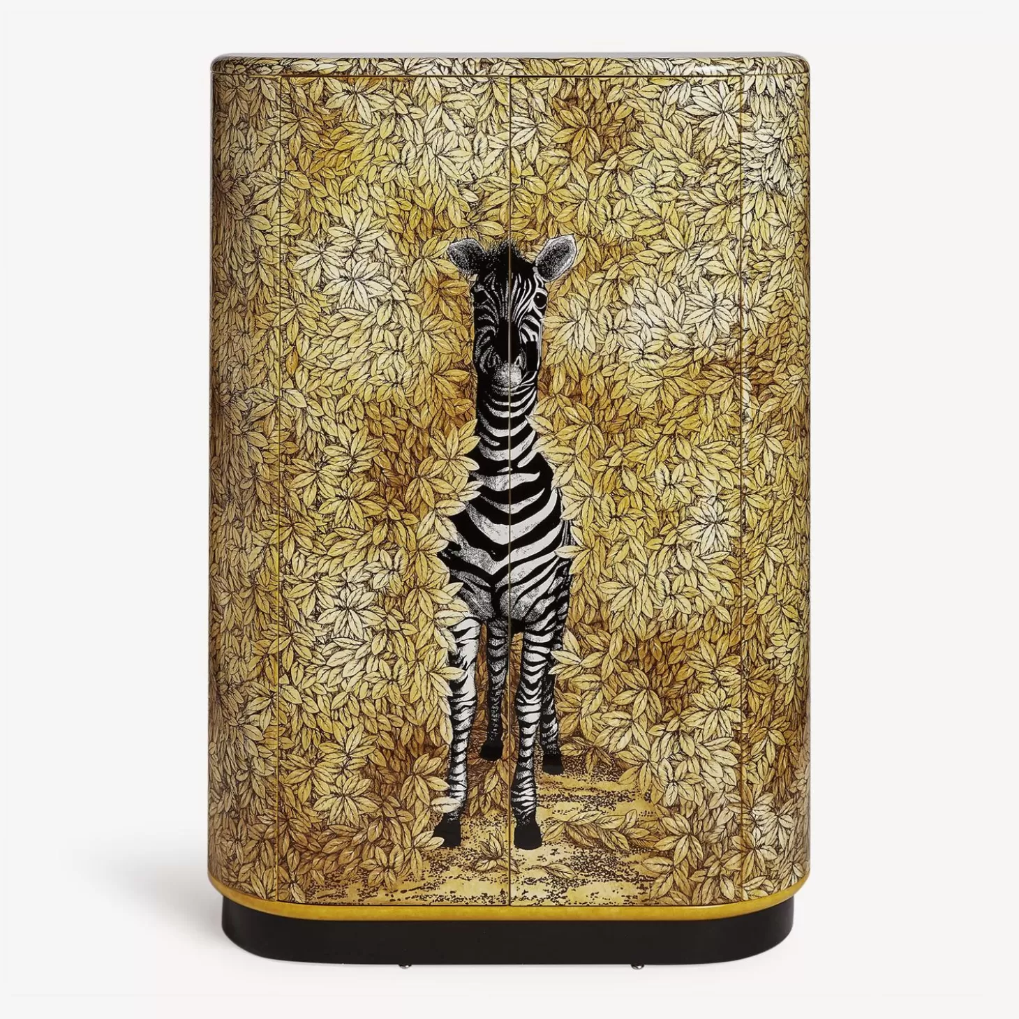 Fornasetti Mobiletto Curvo Zebra^ Armadi Curvi